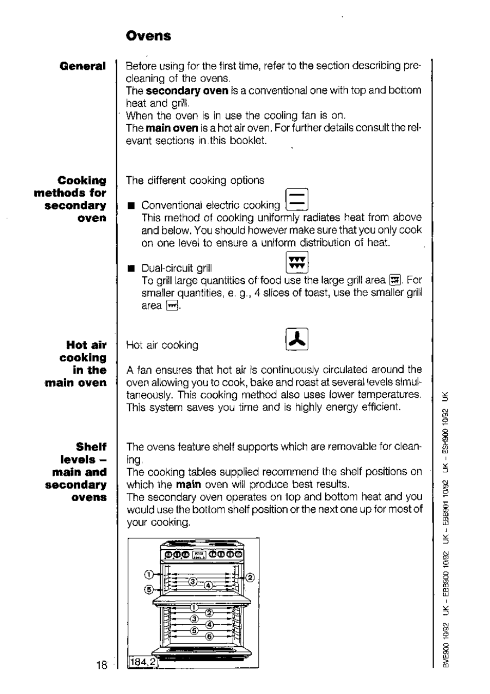 Ovens, General | AEG 318V User Manual | Page 18 / 40