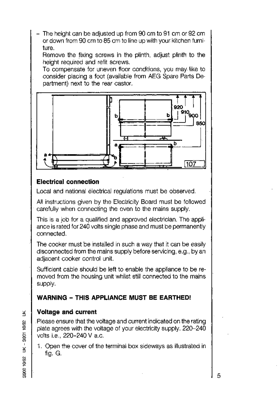 AEG 318V User Manual | Page 5 / 40