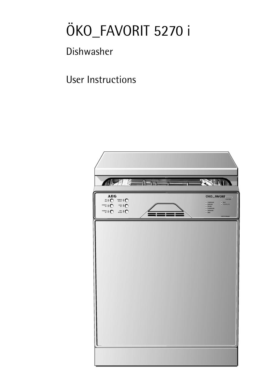 AEG KO_FAVORIT 5270 I User Manual | 44 pages