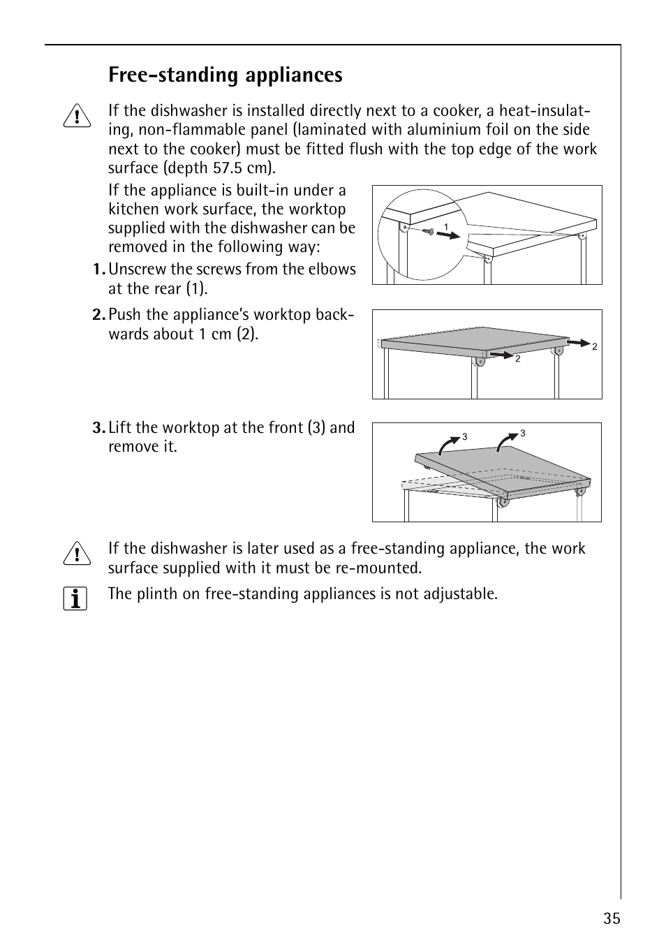 AEG Favorit 40660 User Manual | Page 35 / 44