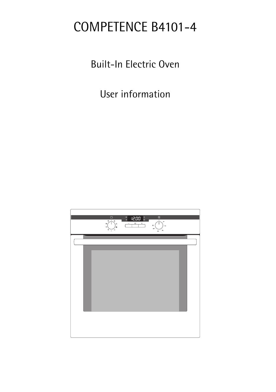 AEG COMPETENCE B4101-4 User Manual | 52 pages