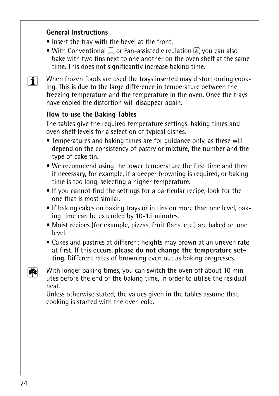 AEG COMPETENCE B4101-4 User Manual | Page 24 / 52