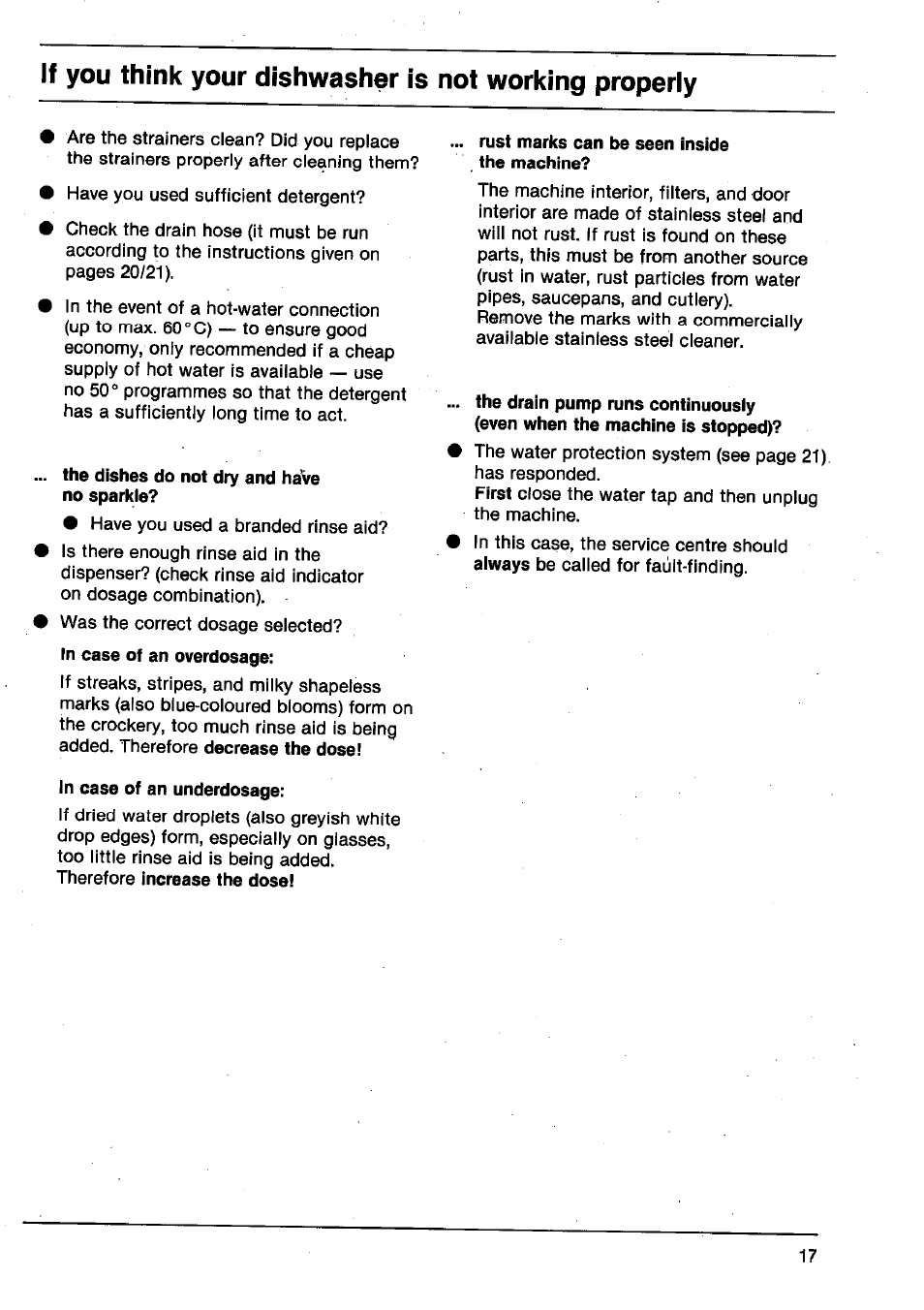AEG FAVORIT 665 User Manual | Page 17 / 24