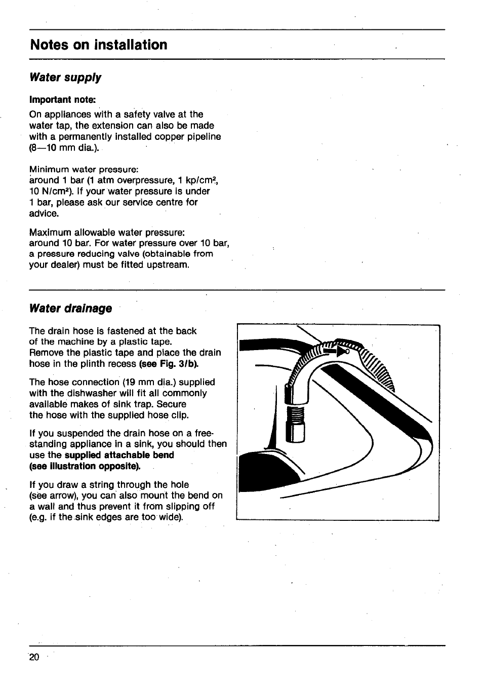 AEG FAVORIT 665 User Manual | Page 20 / 24