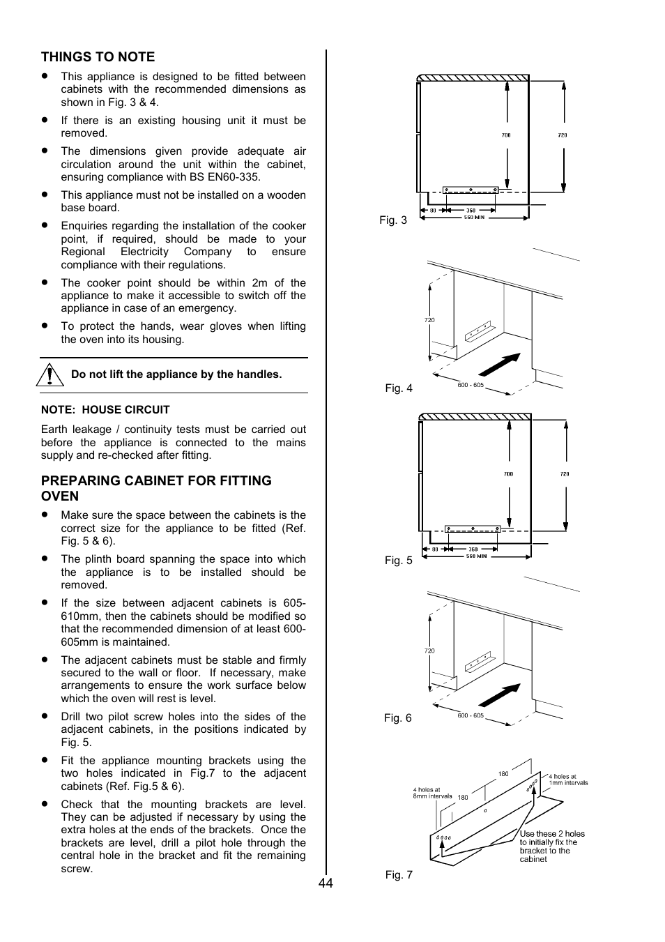 AEG COMPETENCE 311704300 User Manual | Page 44 / 48