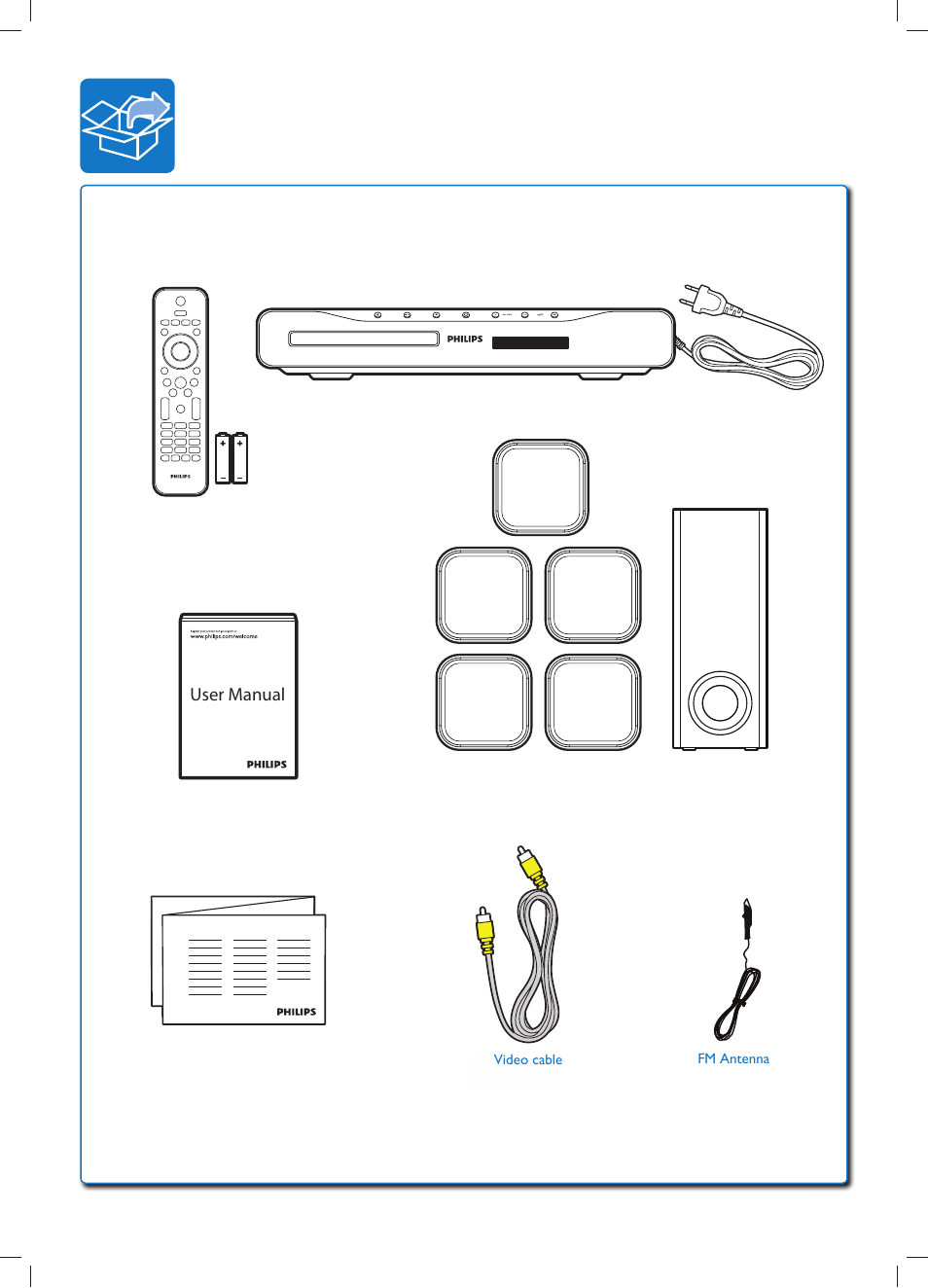 Philips Immersive Sound Sistema de cine en casa User Manual | Page 2 / 8