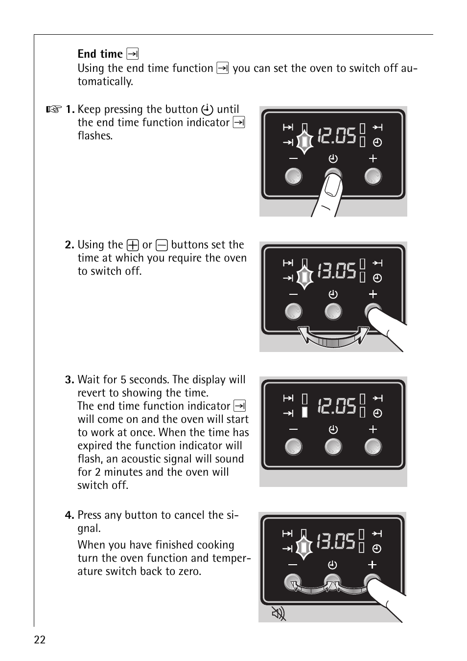 AEG COMPETENCE E3140-1 User Manual | Page 22 / 56