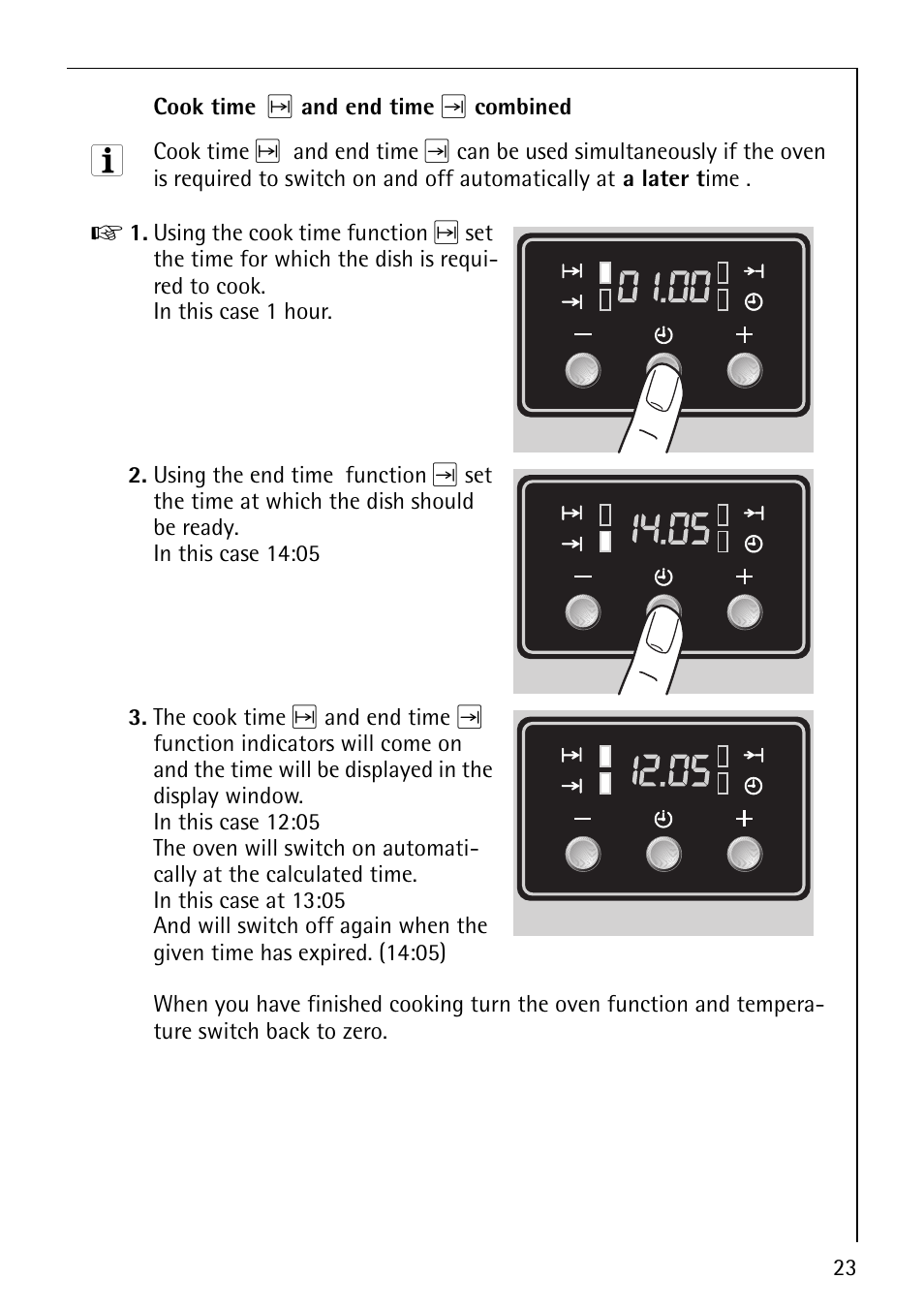 AEG COMPETENCE E3140-1 User Manual | Page 23 / 56