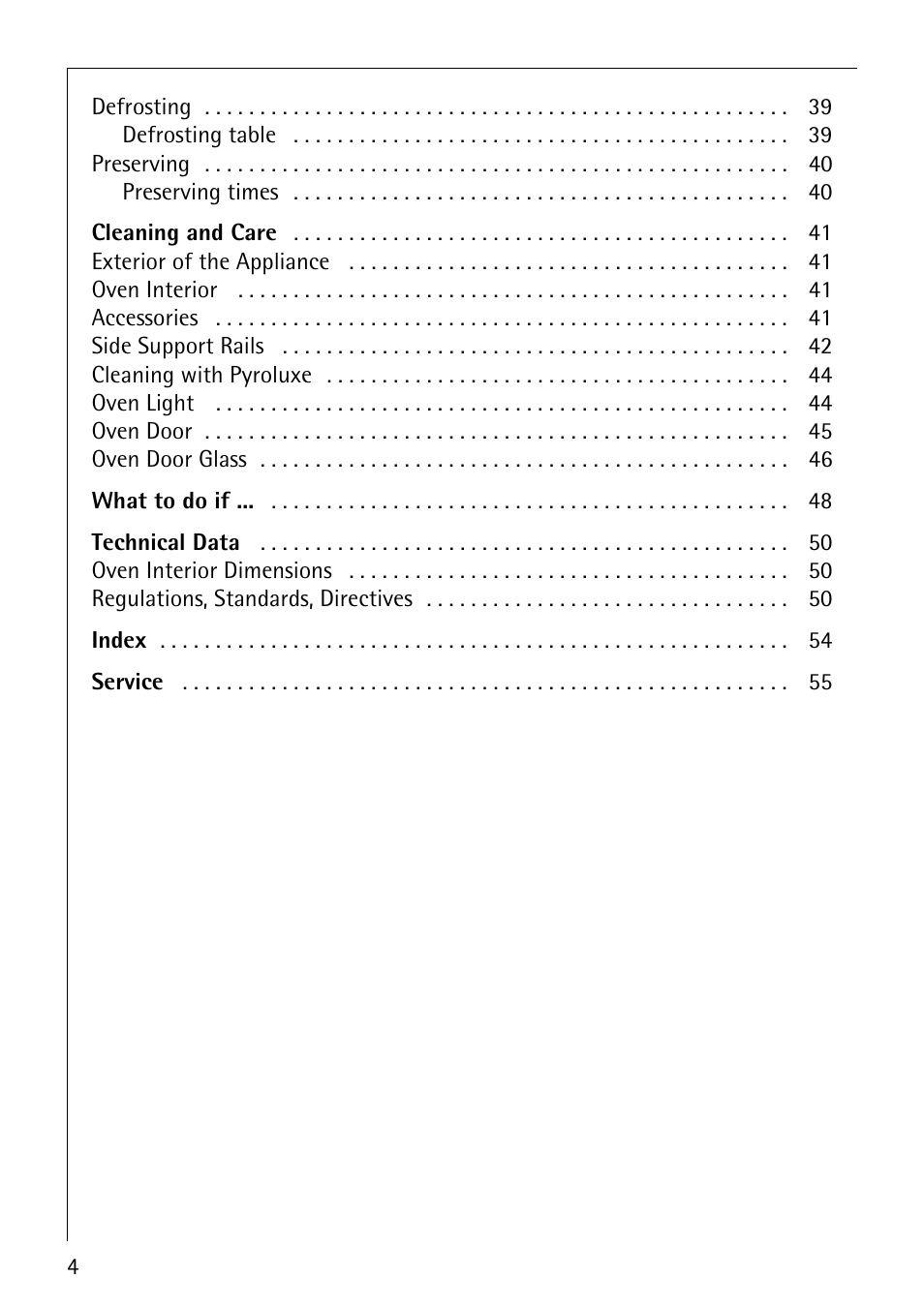 AEG COMPETENCE E3140-1 User Manual | Page 4 / 56