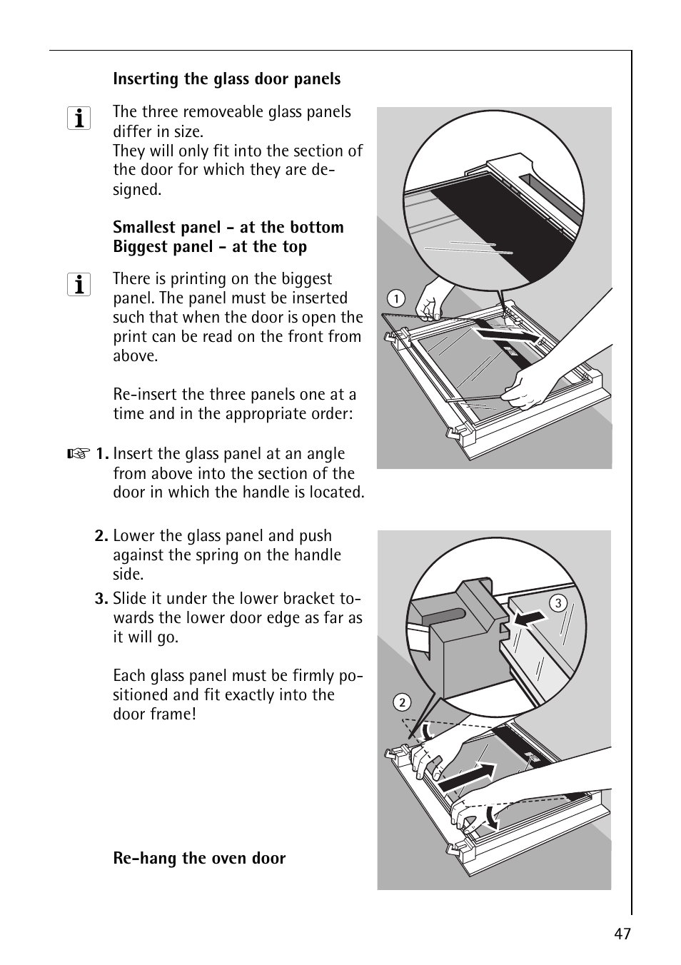 AEG COMPETENCE E3140-1 User Manual | Page 47 / 56