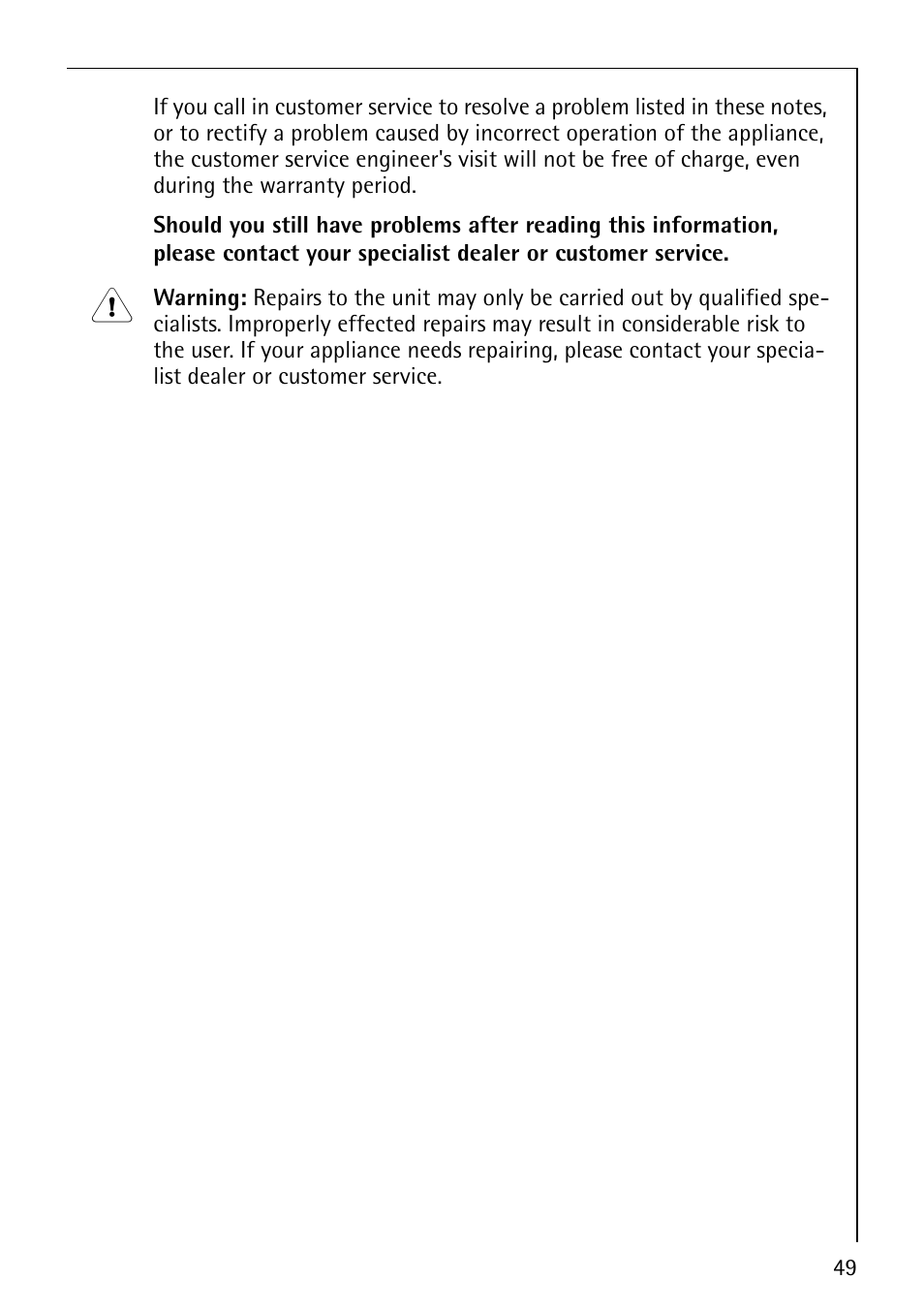 AEG COMPETENCE E3140-1 User Manual | Page 49 / 56