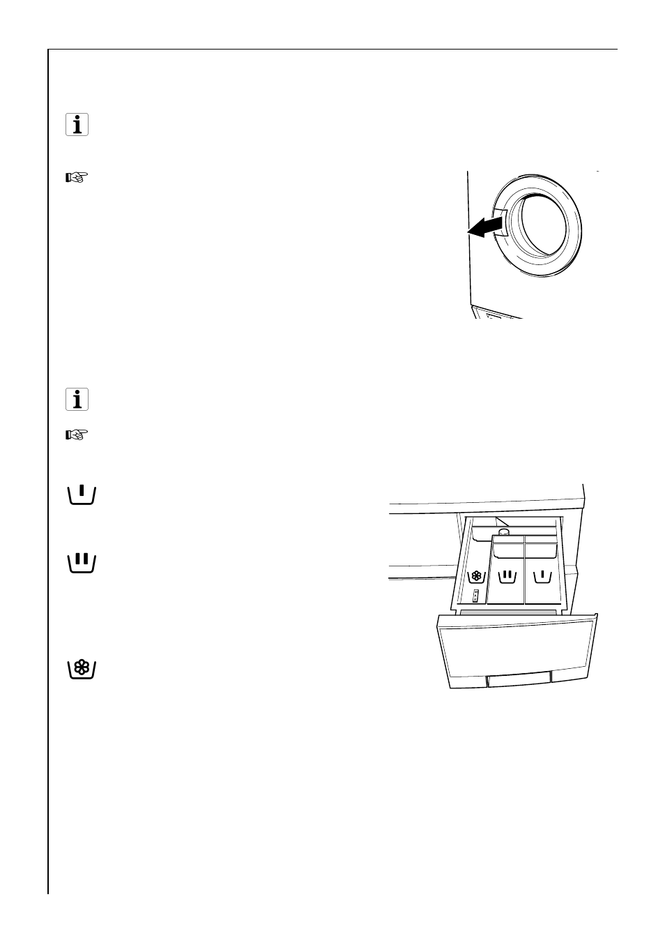 Loading the washing, Adding detergent/conditioner | AEG LAVAMAT 50720 User Manual | Page 20 / 48