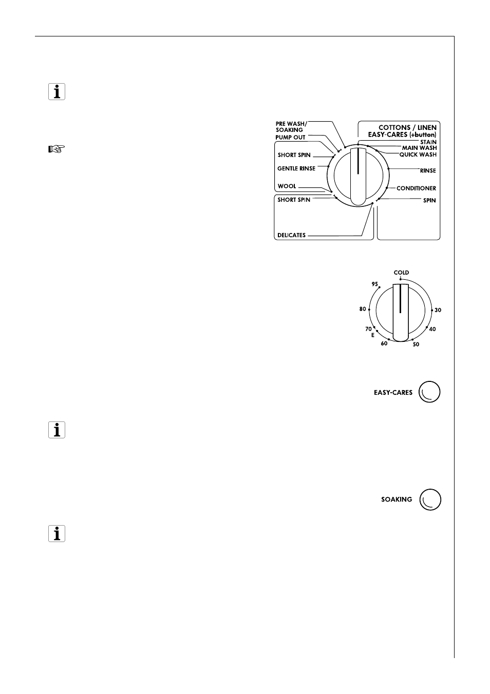 Setting the washing program | AEG LAVAMAT 50720 User Manual | Page 21 / 48