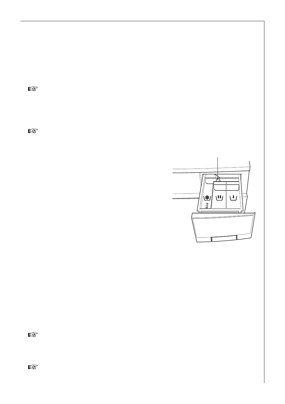 Maintenance and cleaning, Control panel, Detergent dispenser drawer | Washing machine drum, Door | AEG LAVAMAT 50720 User Manual | Page 27 / 48