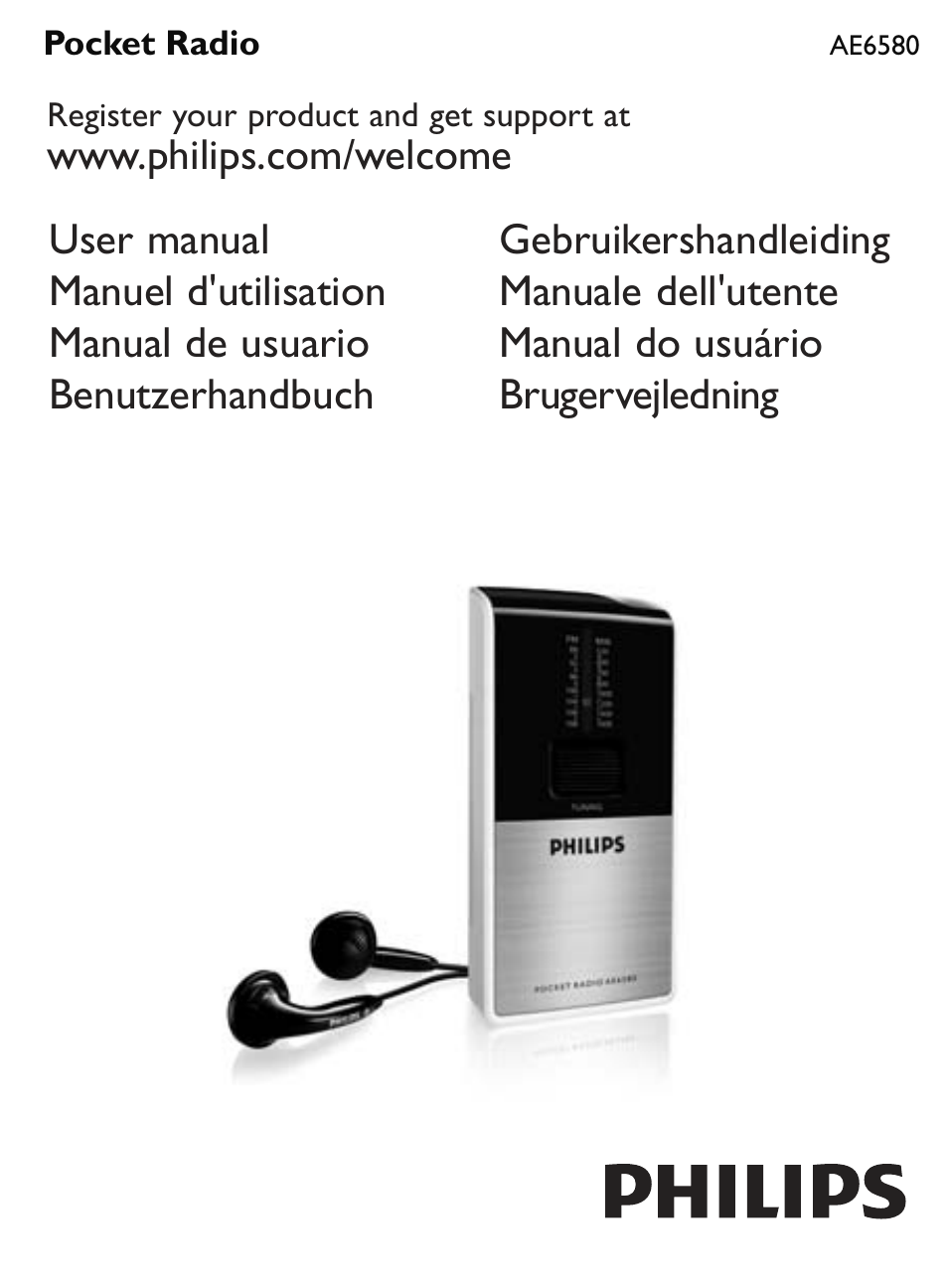 Philips Radio portátil User Manual | 10 pages