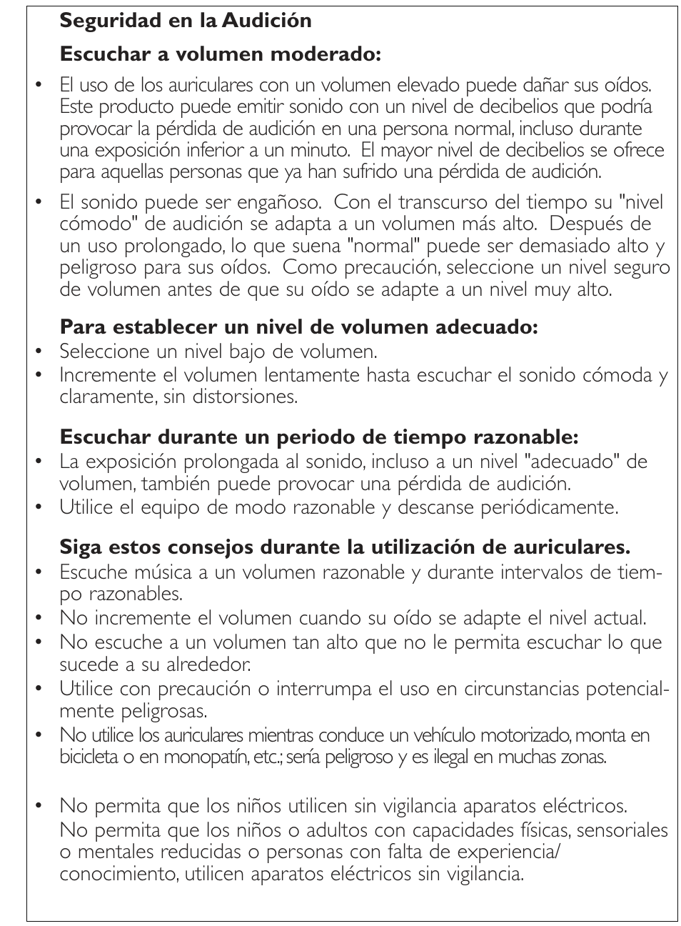 Español | Philips Radio portátil User Manual | Page 7 / 10