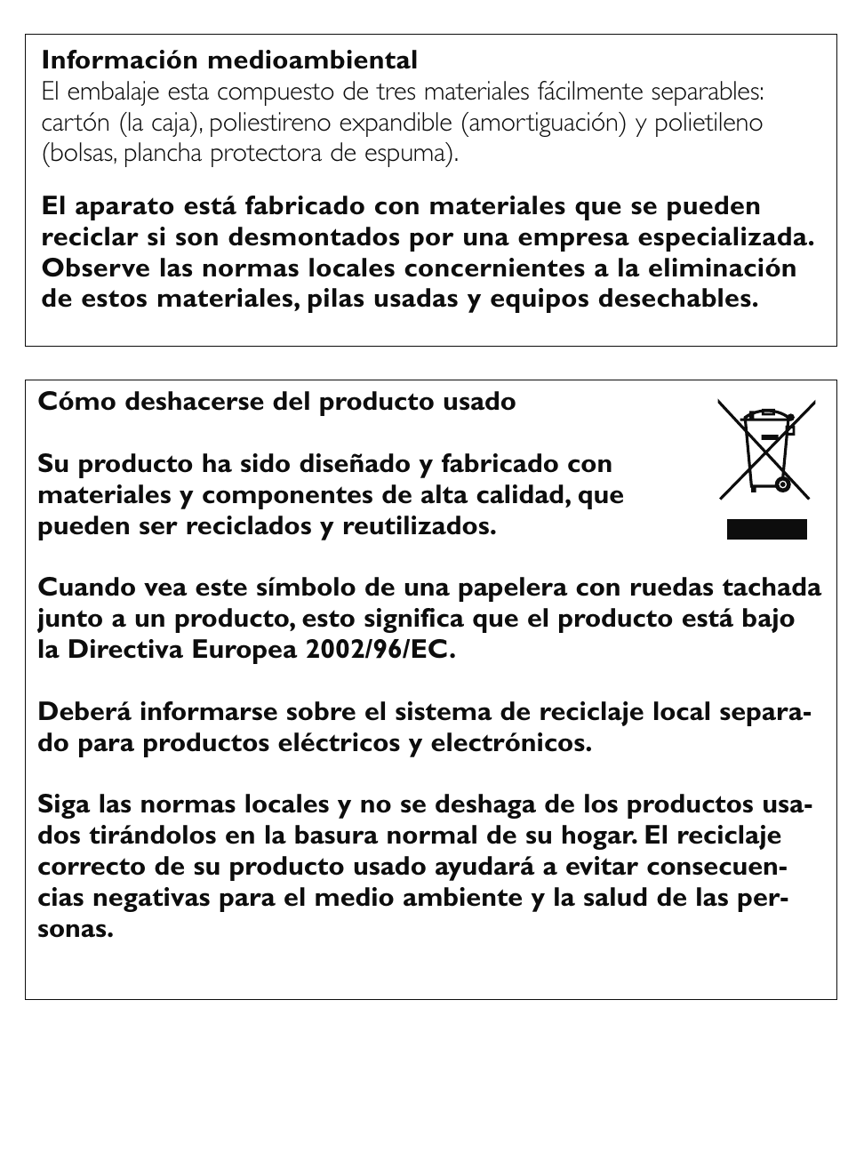 Philips Radio portátil User Manual | Page 8 / 10