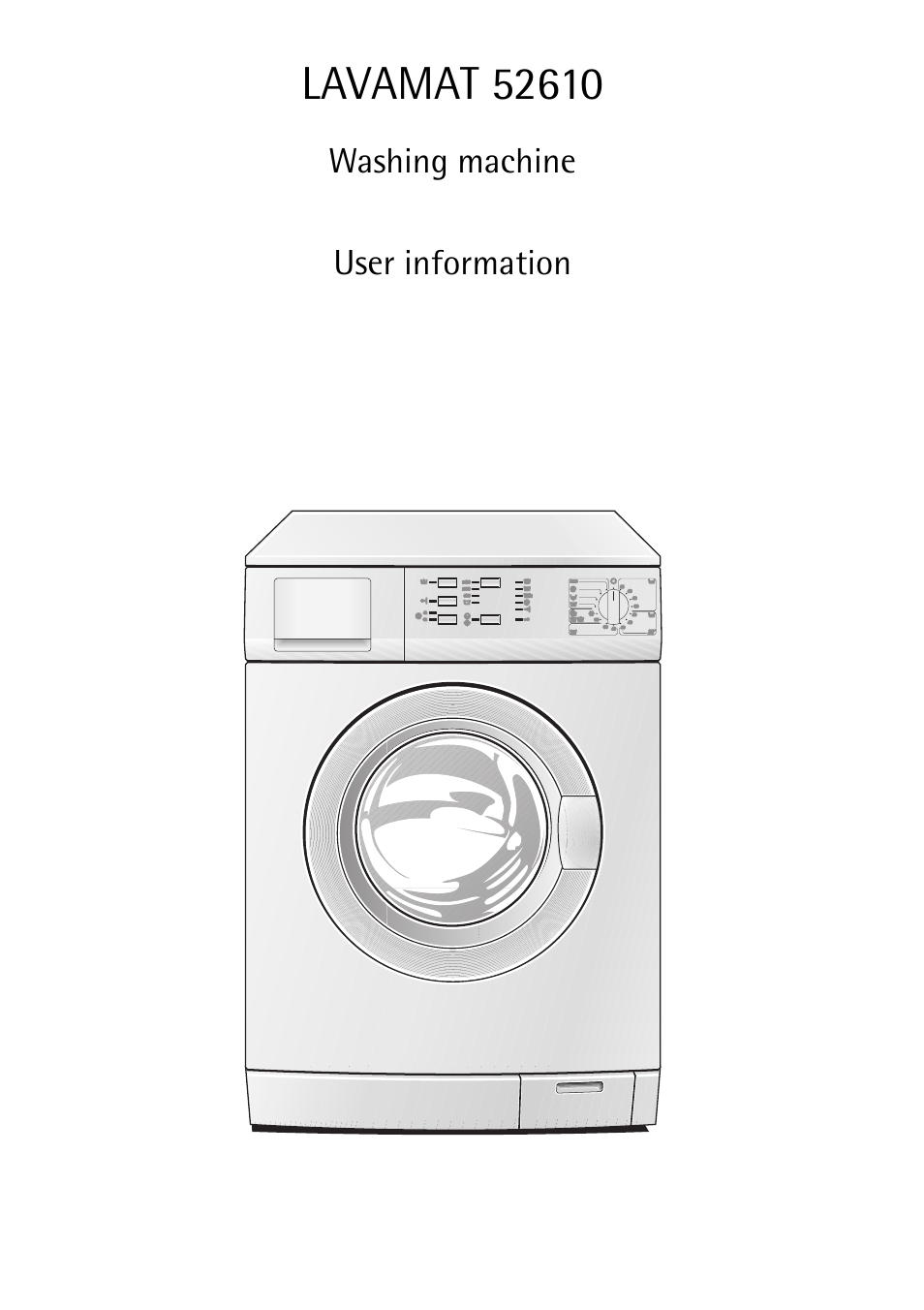 AEG LAVAMAT 52610 User Manual | 40 pages
