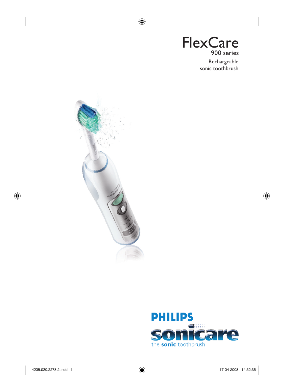 Philips Sonicare FlexCare Cepillo dental sónico recargable User Manual | 96 pages