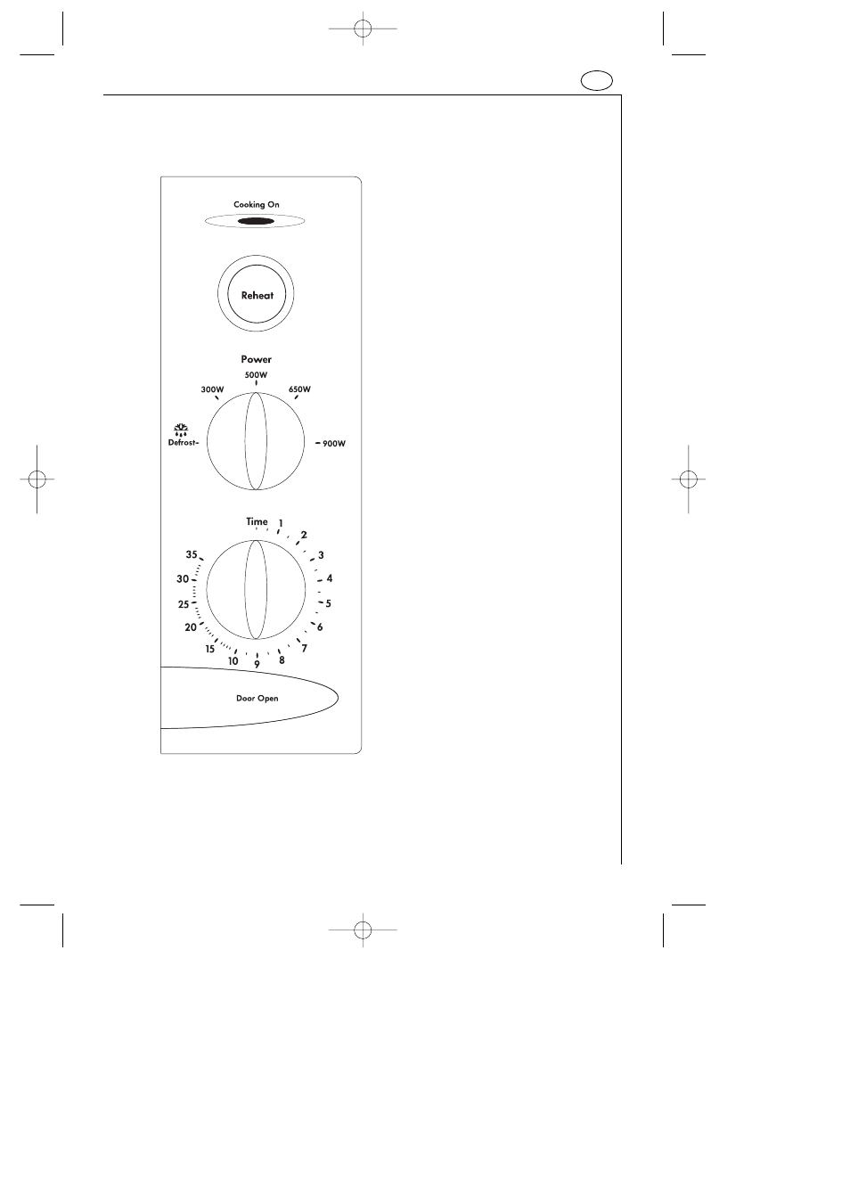 The control panel | AEG MC_170 User Manual | Page 13 / 24