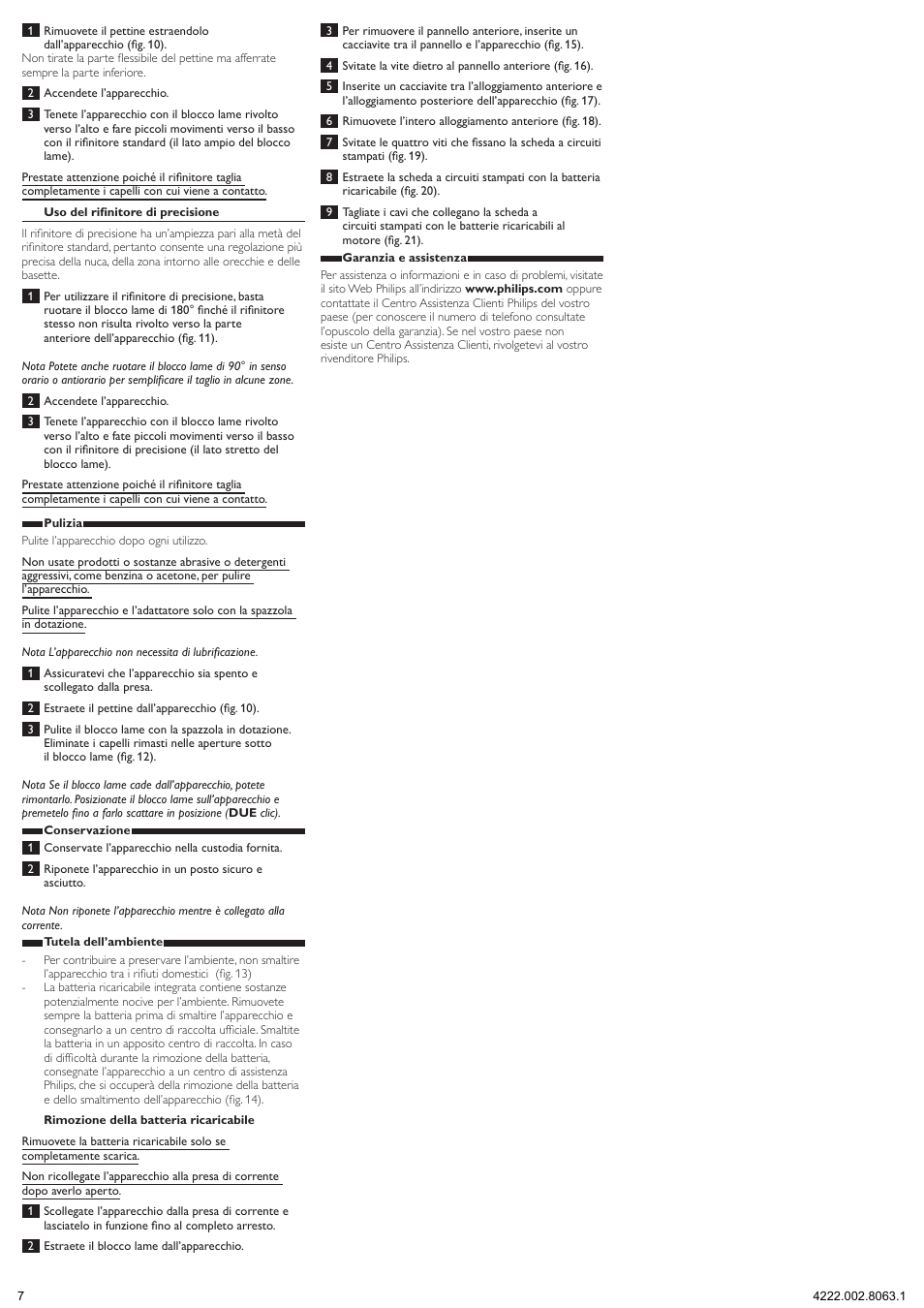 Philips HAIRCLIPPER Series 9000 cortapelos User Manual | Page 7 / 9