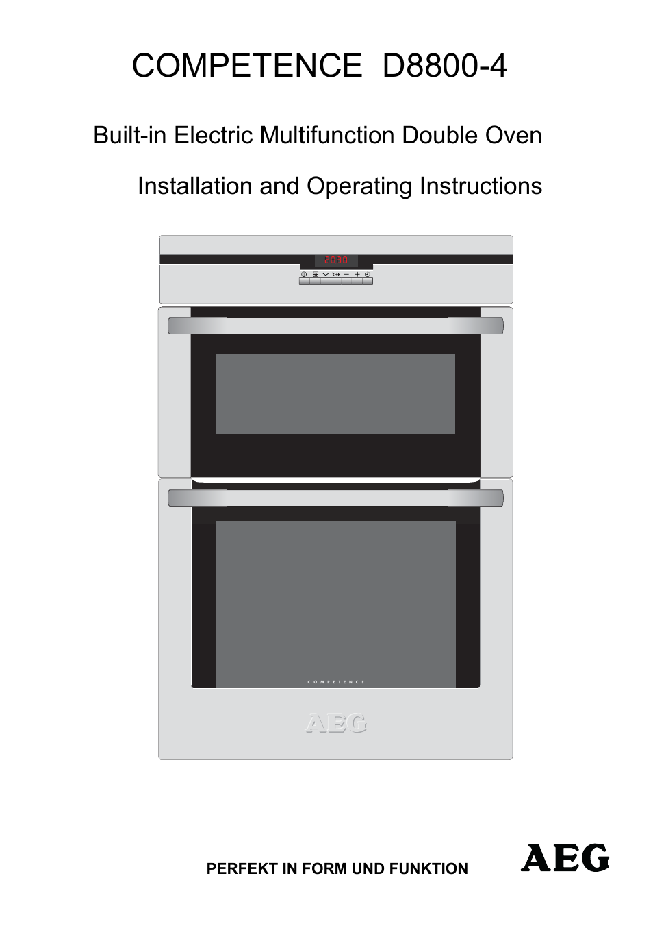 AEG COMPETENCE D8800-4 User Manual | 52 pages