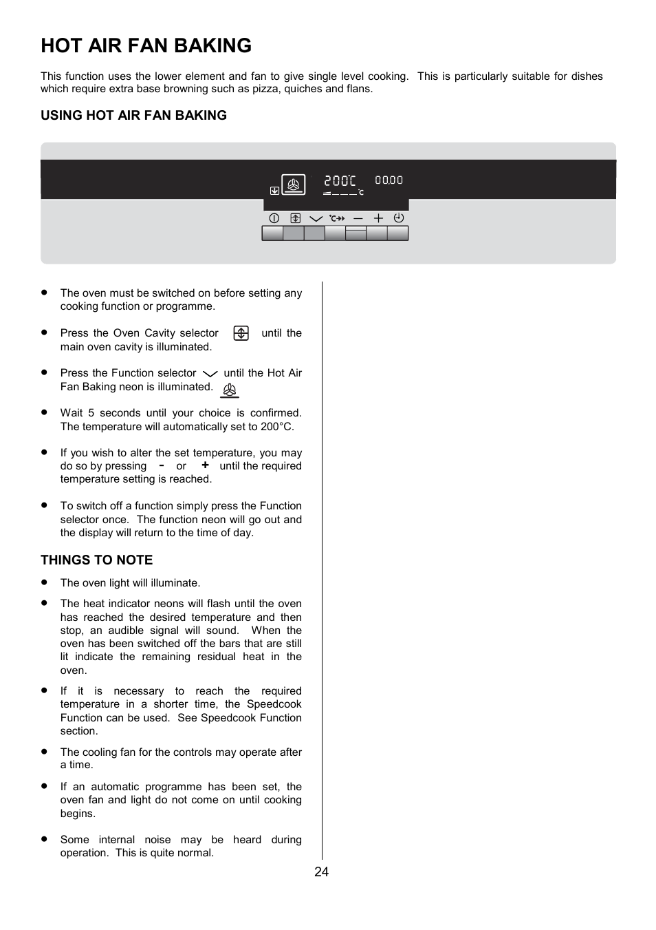 Hot air fan baking | AEG COMPETENCE D8800-4 User Manual | Page 24 / 52