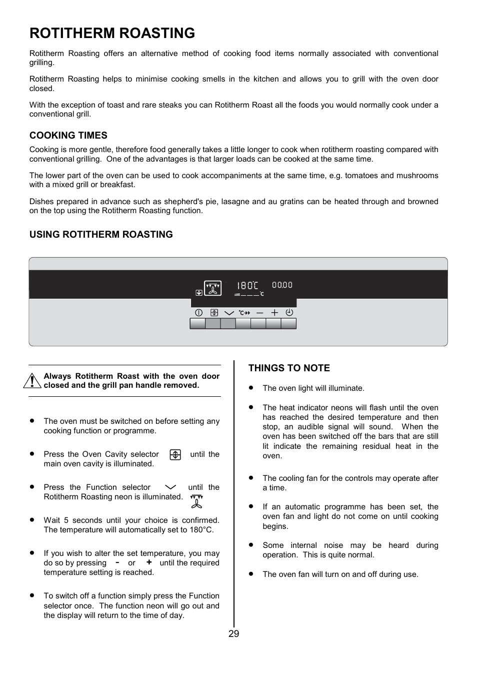 Rotitherm roasting | AEG COMPETENCE D8800-4 User Manual | Page 29 / 52