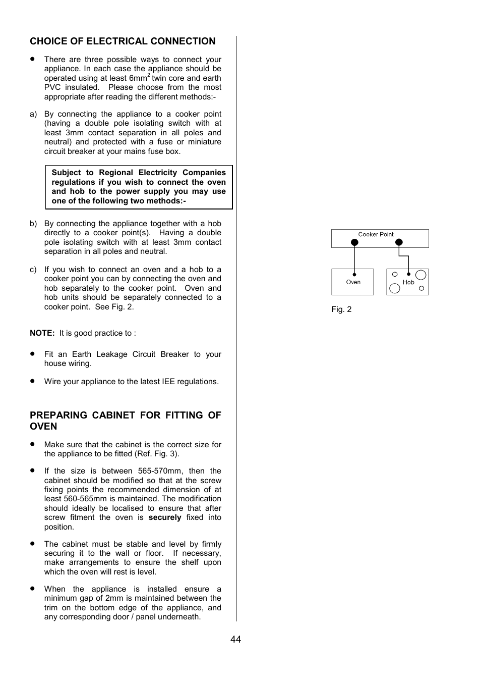 AEG COMPETENCE D8800-4 User Manual | Page 44 / 52