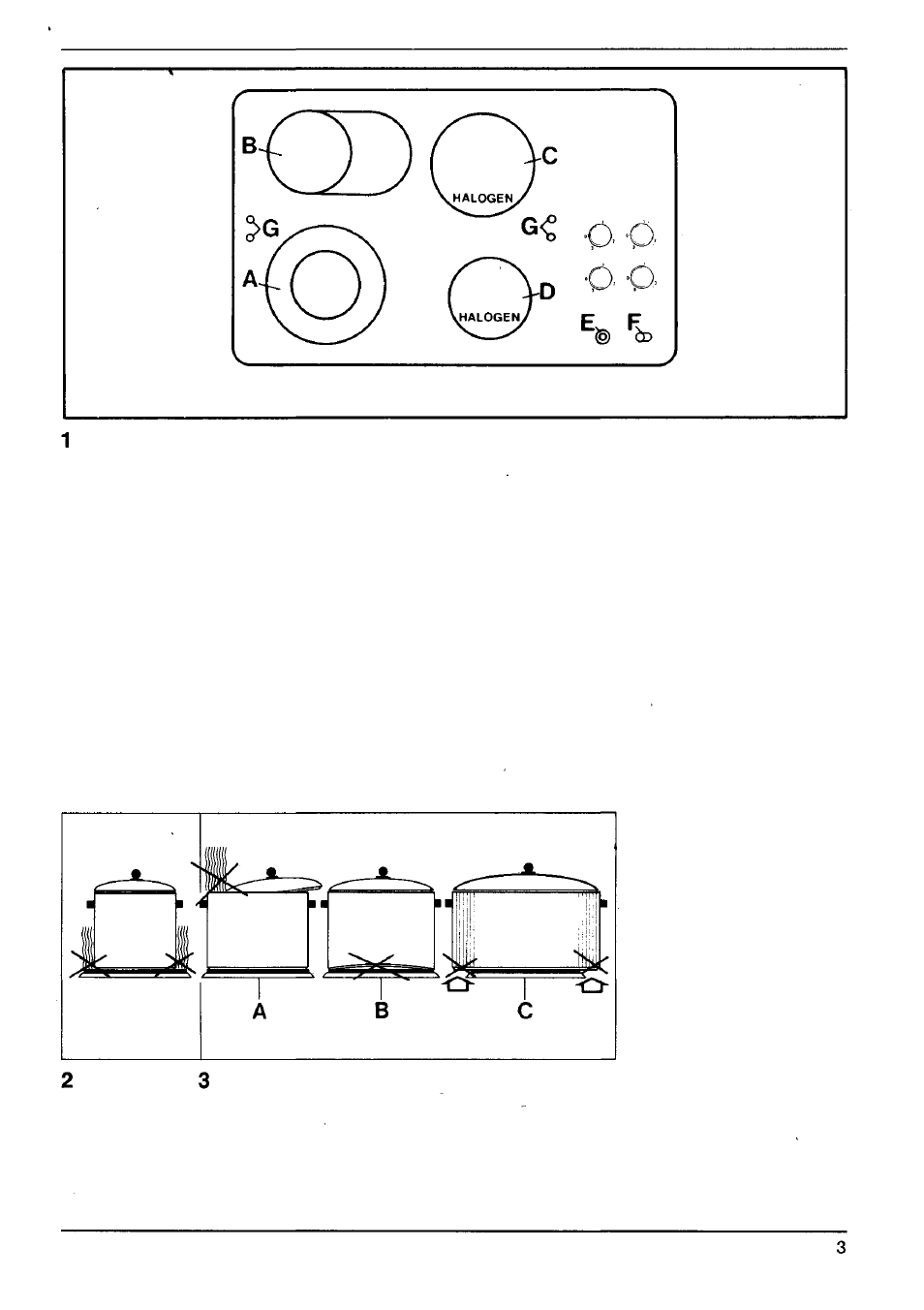 AEG VITRAMIC 725K User Manual | Page 3 / 13