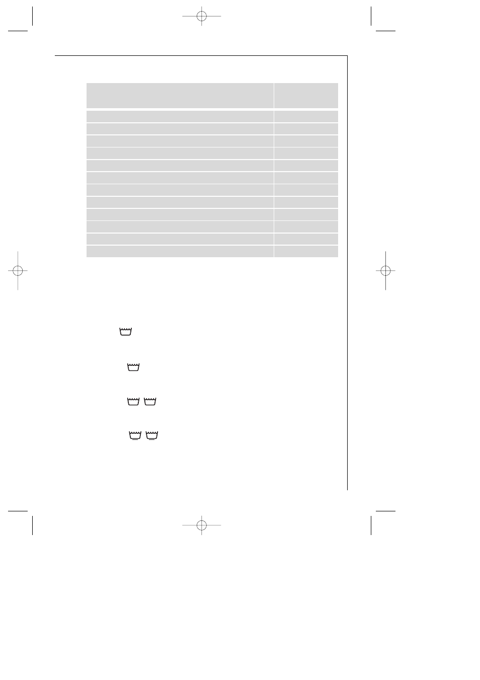 Weight of laundry types of fabric and care labels | AEG LAVAMAT 61-81-102 User Manual | Page 15 / 38