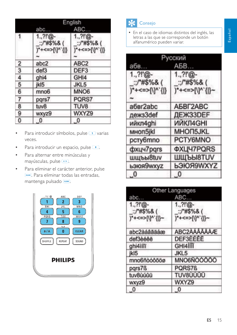 Philips Streamium Sistema Hi-Fi con componentes Wi-Fi User Manual | Page 15 / 78