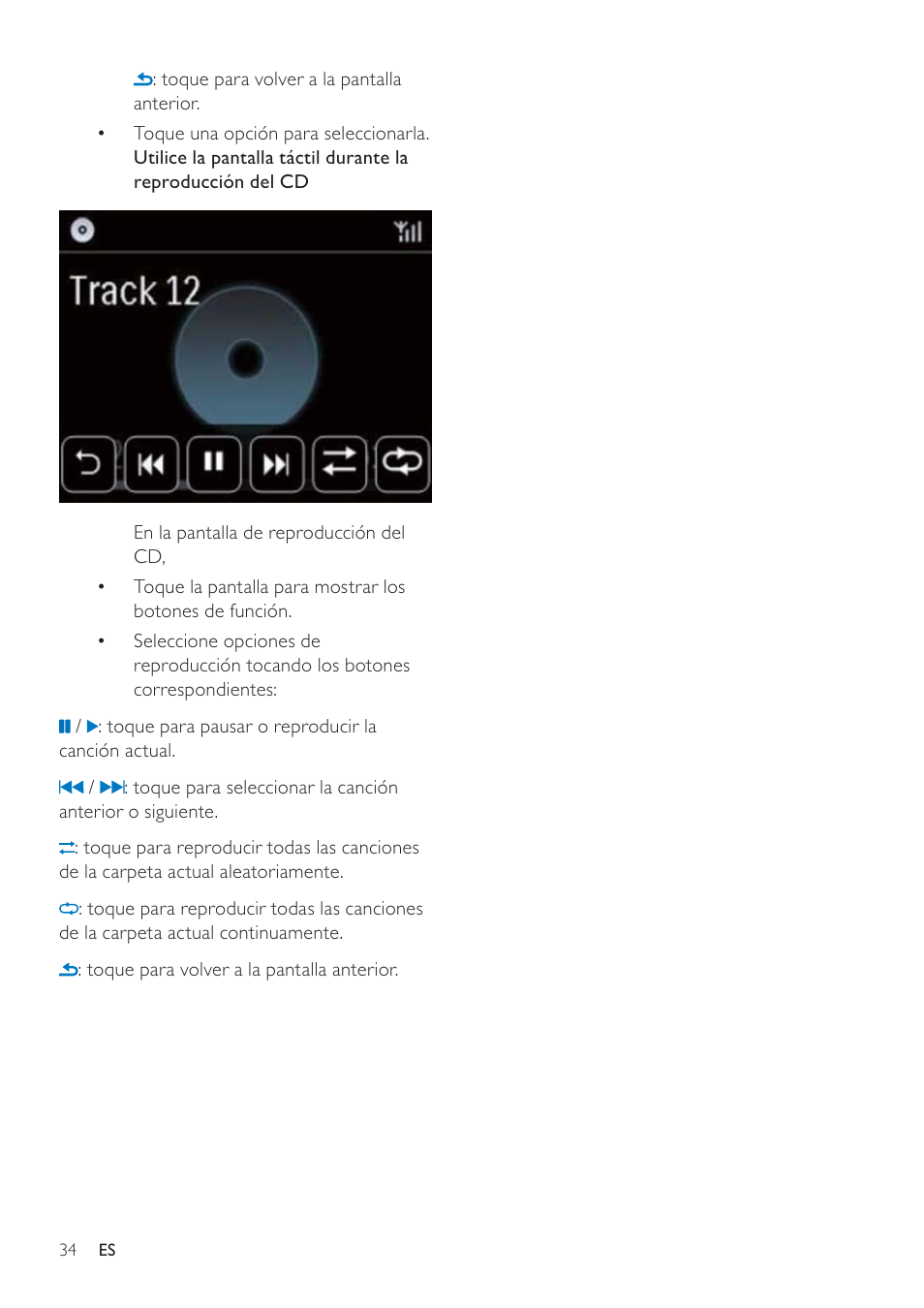 Philips Streamium Sistema Hi-Fi con componentes Wi-Fi User Manual | Page 34 / 78