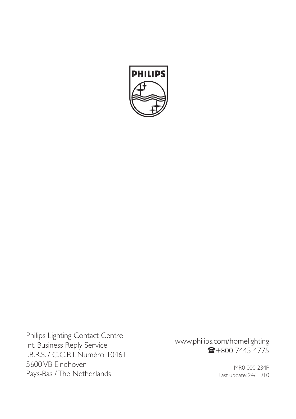 Philips InStyle Foco empotrable User Manual | Page 8 / 8