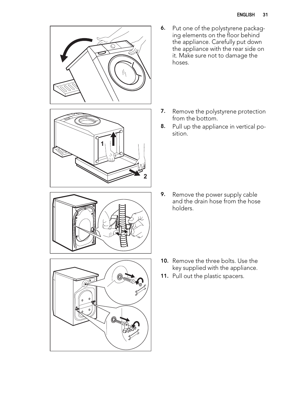 AEG L 71060 SL User Manual | Page 31 / 36