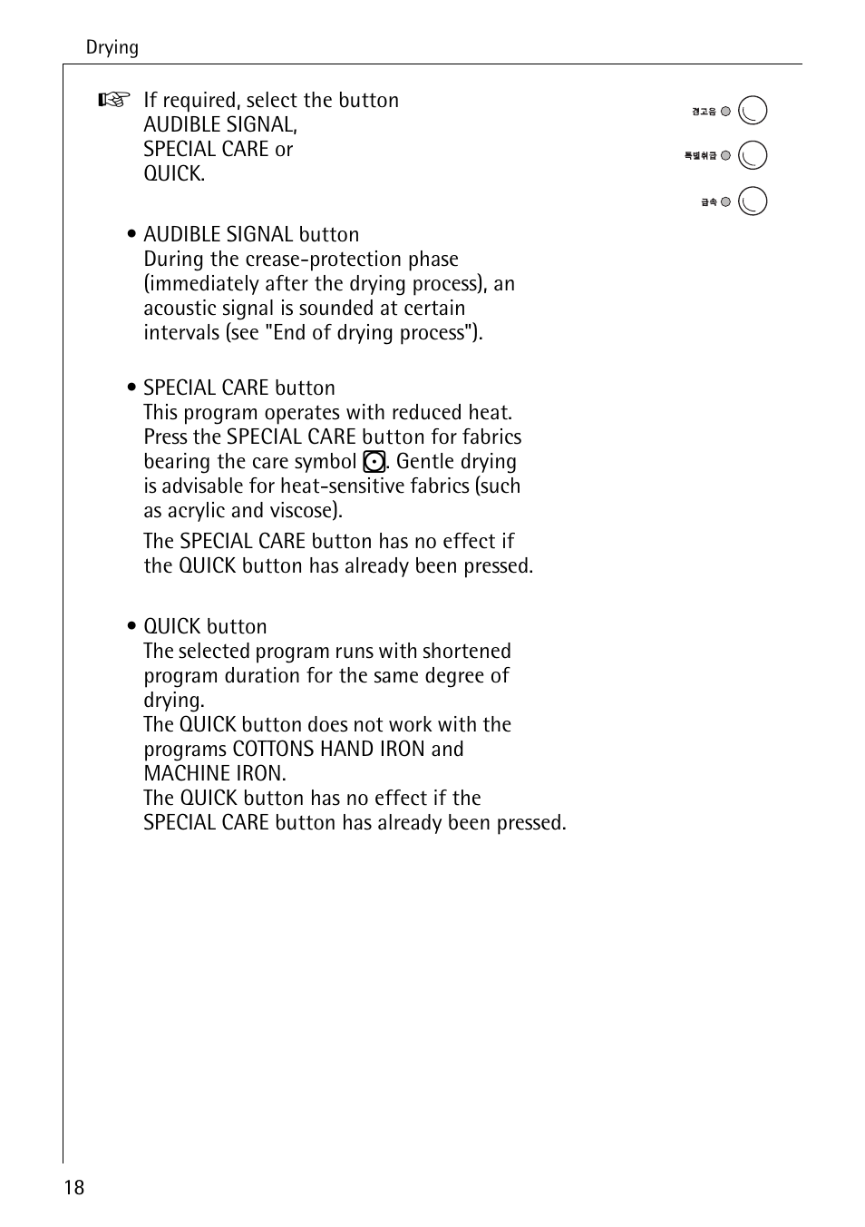 AEG LAVATHERM 57700 User Manual | Page 18 / 40