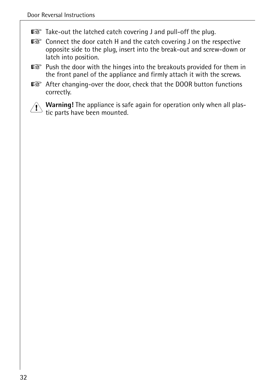 AEG LAVATHERM 57700 User Manual | Page 32 / 40