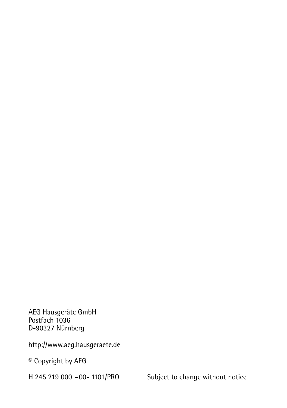 AEG LAVATHERM 57700 User Manual | Page 40 / 40