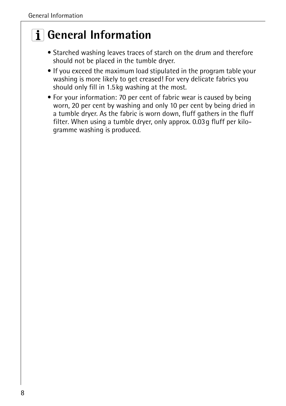 3 general information | AEG LAVATHERM 57700 User Manual | Page 8 / 40