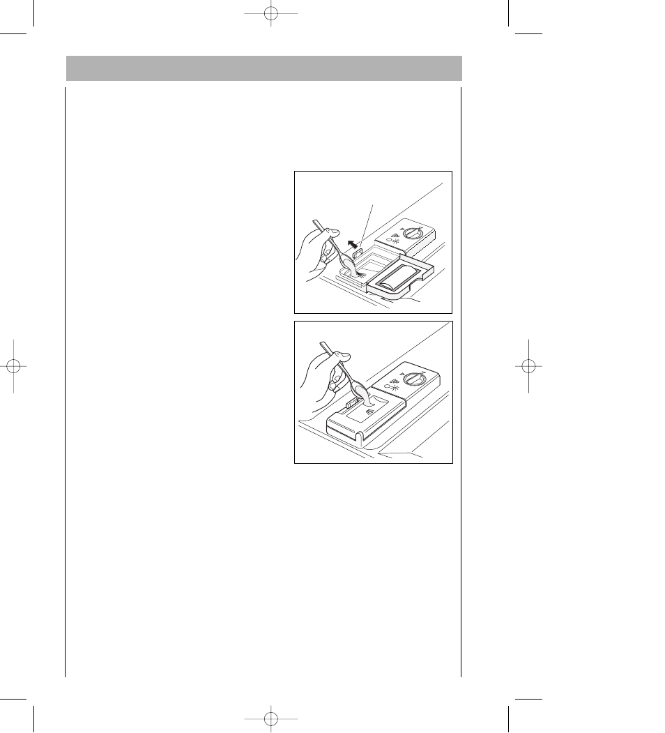 Use of detergent | AEG FAVORIT 2807 User Manual | Page 20 / 40