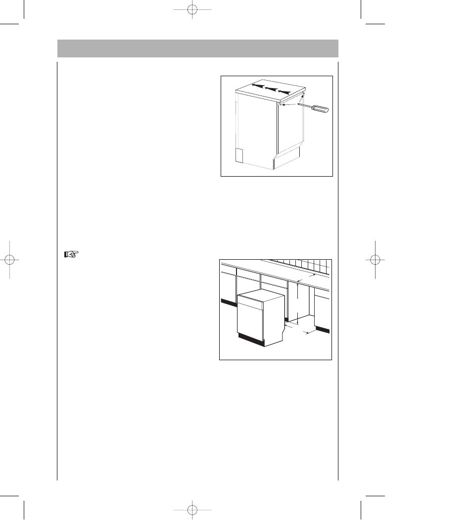 Installation, Adjusting the worktop, Fitting under a counter | Levelling | AEG FAVORIT 2807 User Manual | Page 33 / 40