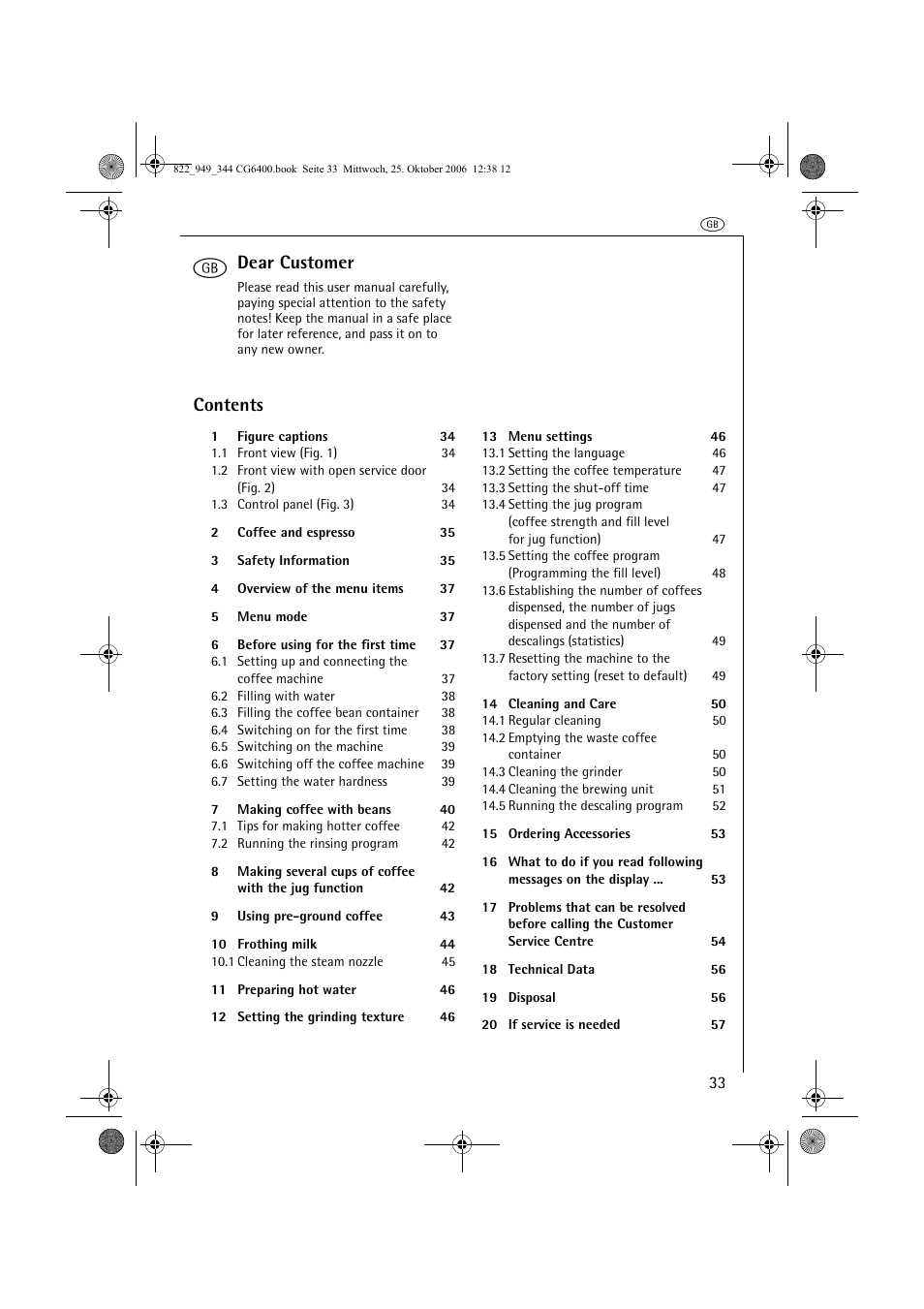 AEG CG 6400 User Manual | Page 7 / 33