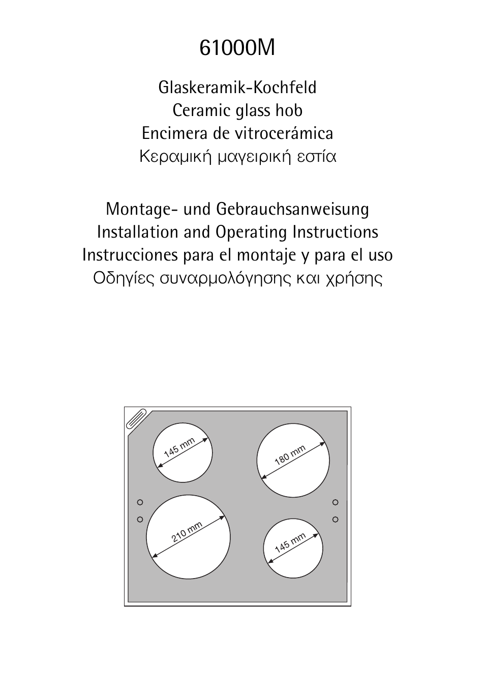 AEG 61000M User Manual | 24 pages