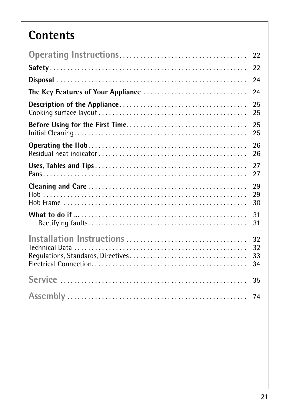 AEG 61000M User Manual | Page 3 / 24
