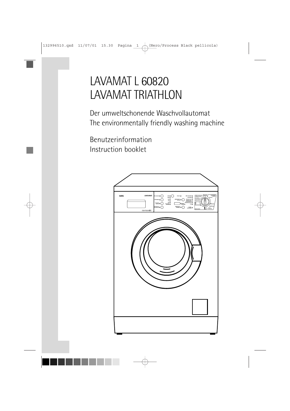 AEG LAVAMAT TRIATHLON 60820 User Manual | 43 pages