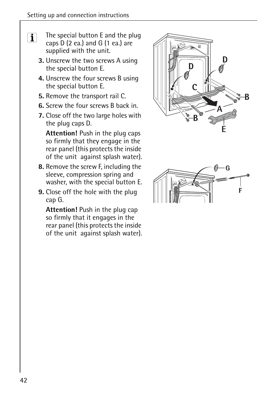 AEG LAVAMAT 72330 User Manual | Page 42 / 52