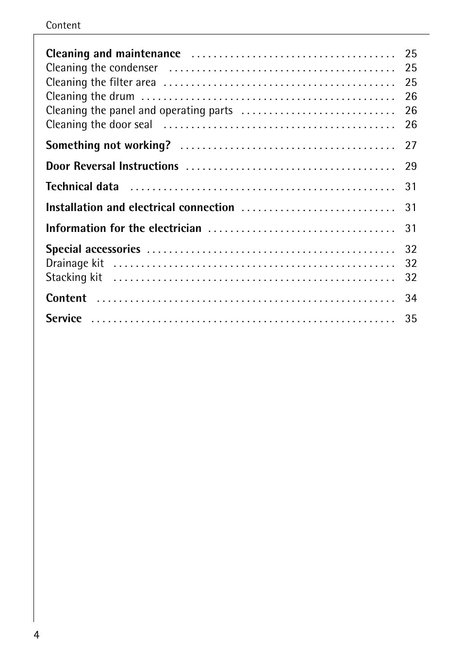 AEG LAVATHERM T 520 User Manual | Page 4 / 36