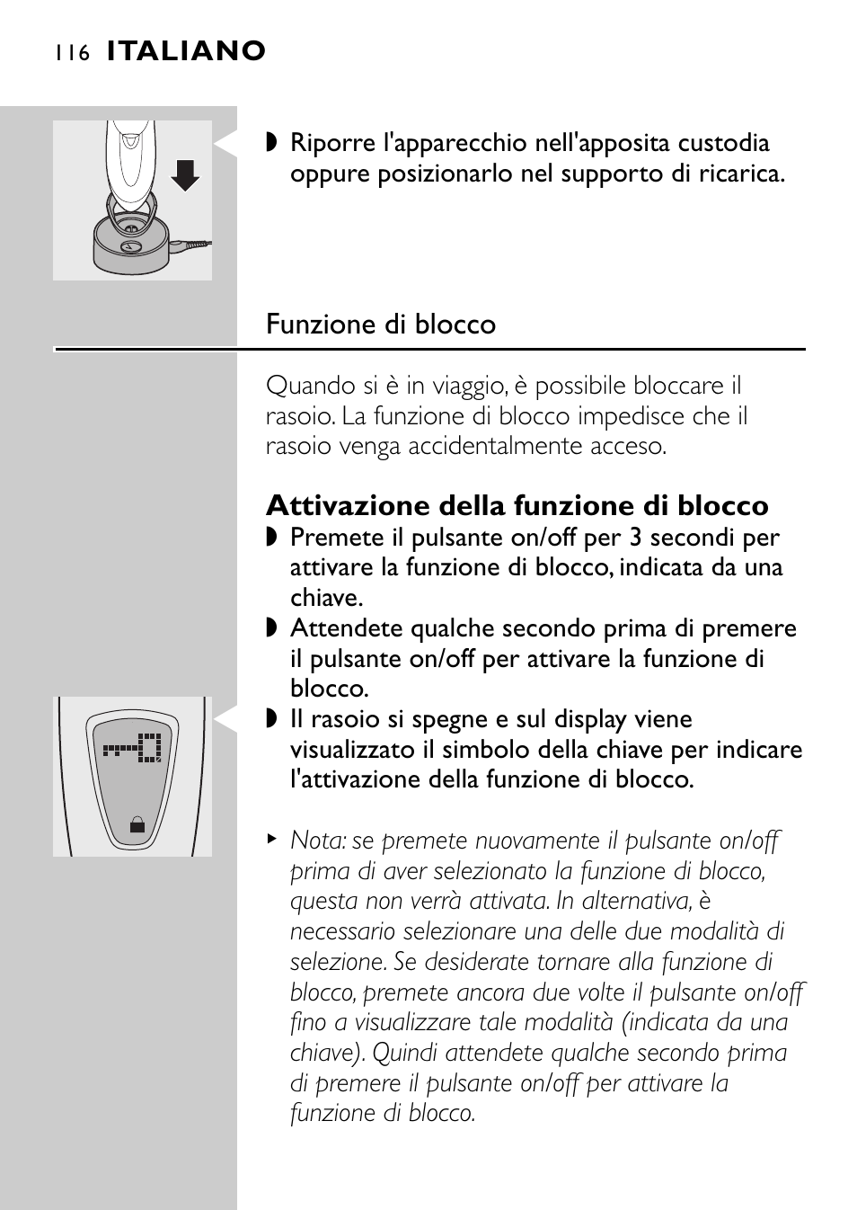 Philips Afeitadora eléctrica User Manual | Page 114 / 160