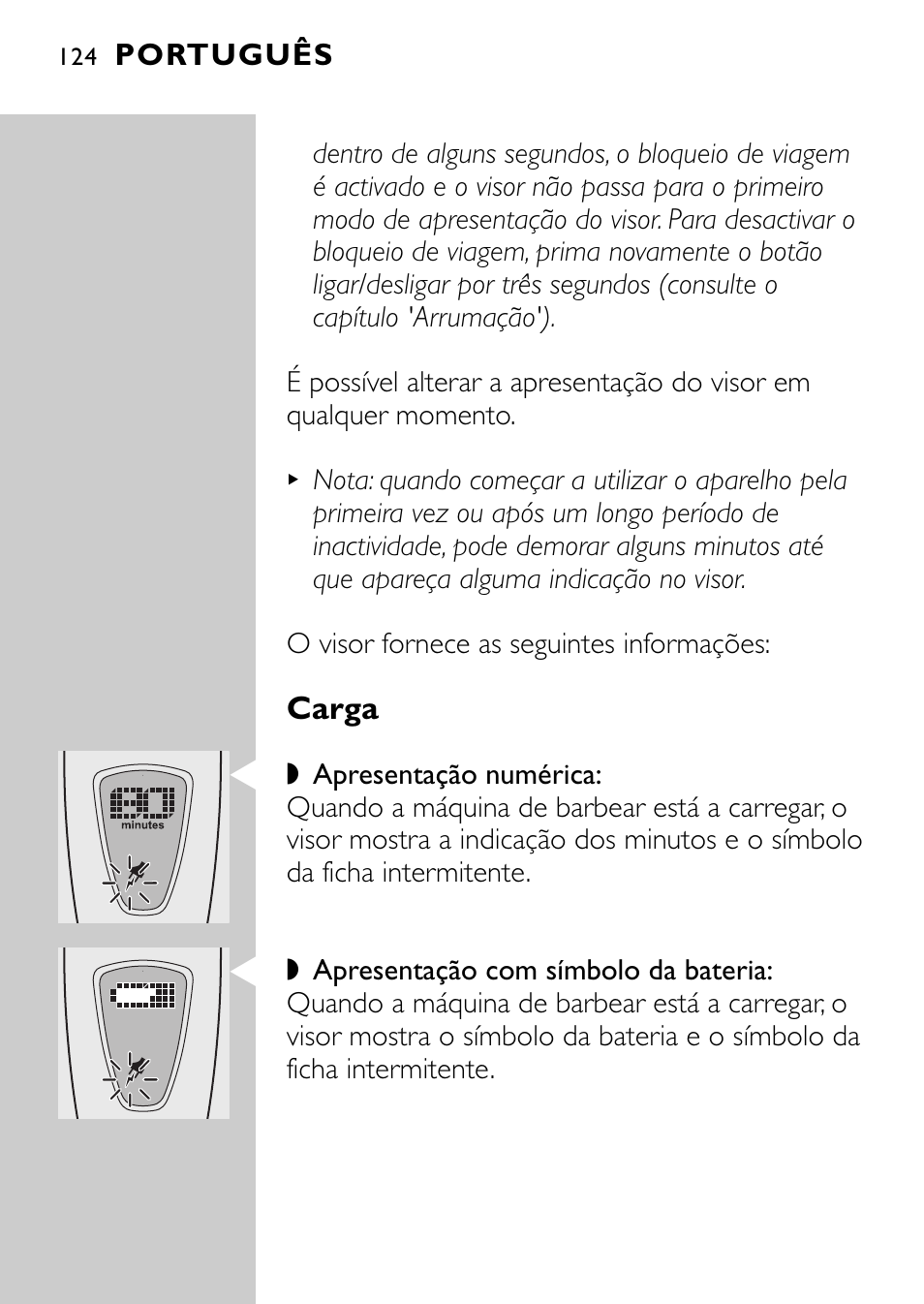 Philips Afeitadora eléctrica User Manual | Page 122 / 160