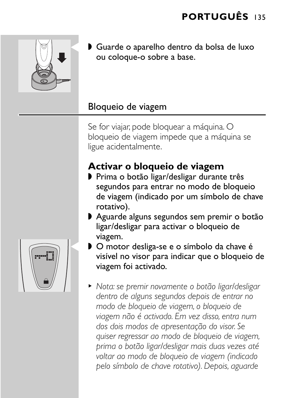 Philips Afeitadora eléctrica User Manual | Page 133 / 160